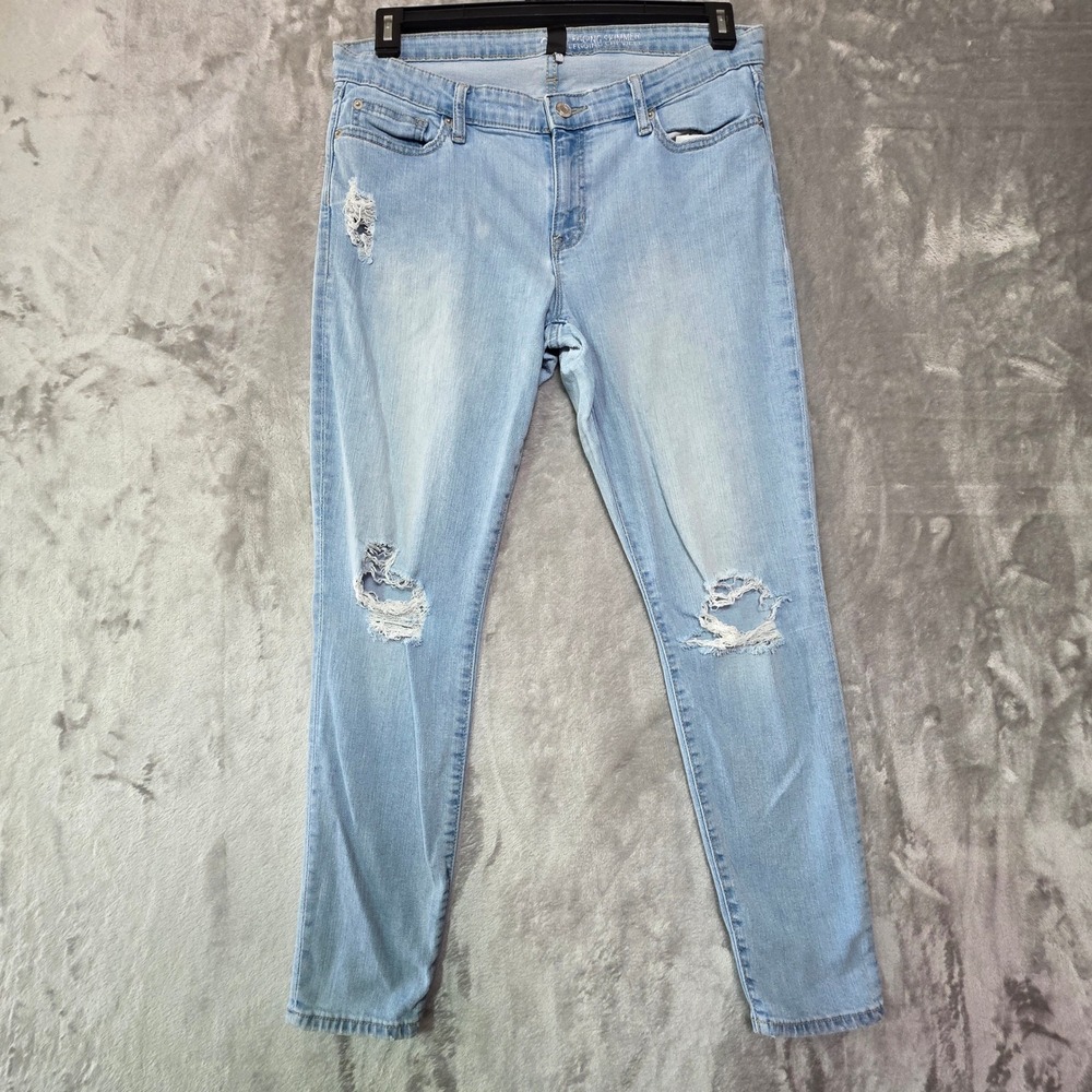 Gap Legging Skimmer Jeans Light Wash Distressed Skinny Denim 10/30R 1575